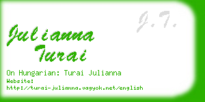 julianna turai business card
